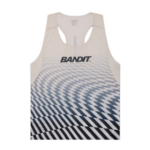 Bandit Men's Drift Mosaic Racing Singlet Black / Chalk - Achilles Heel