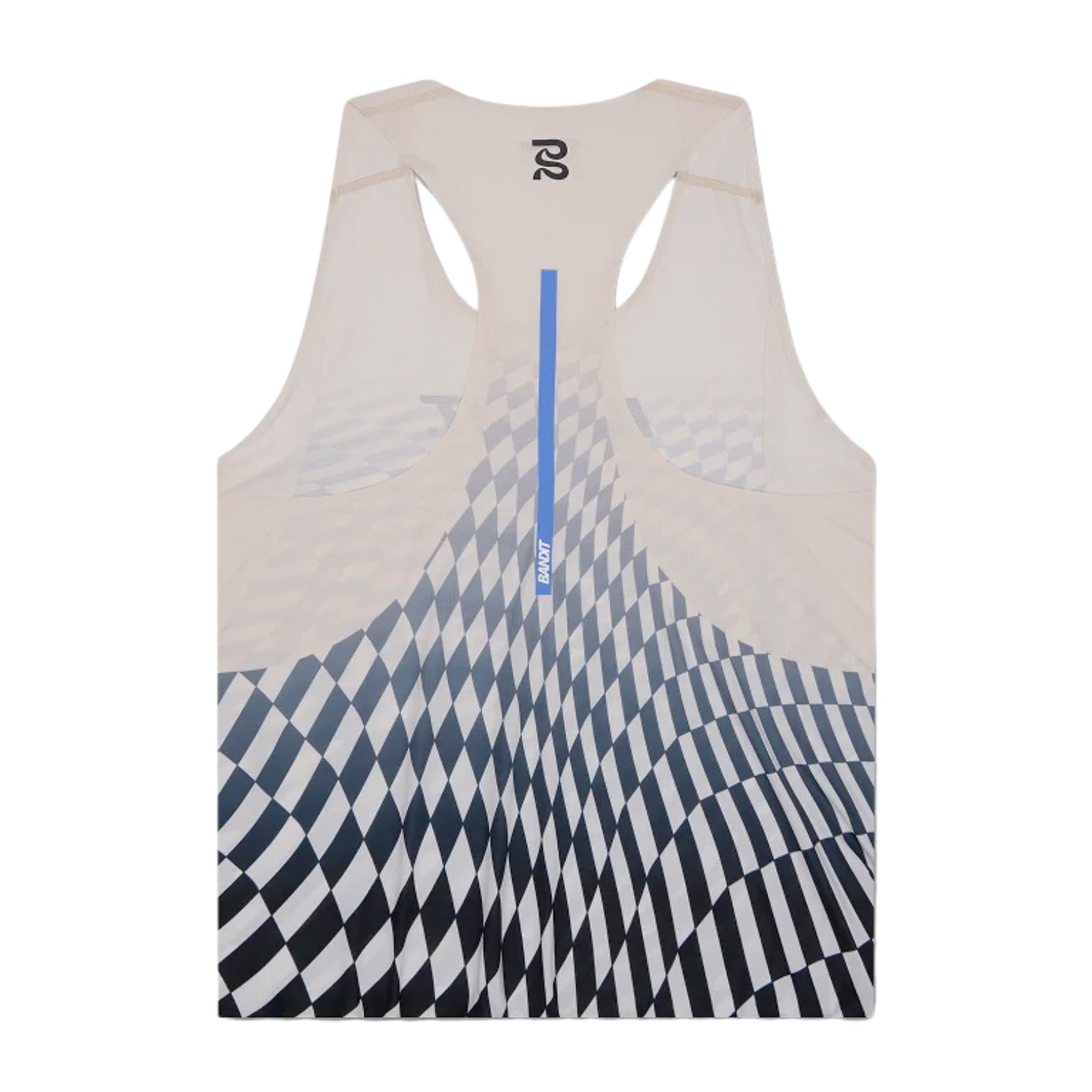 Men's Drift Mosaic Racing Singlet Black / Chalk - Achilles Heel