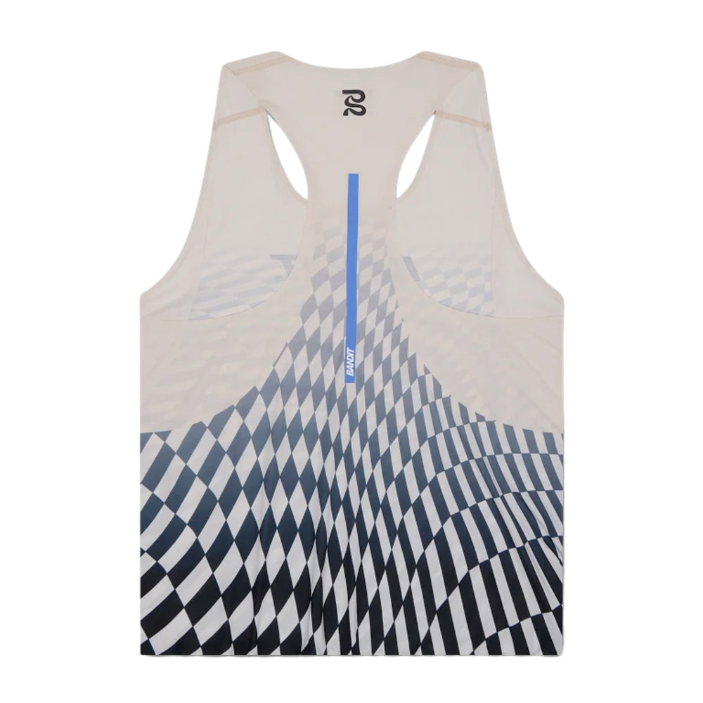 Bandit Men's Drift Mosaic Racing Singlet Black / Chalk - Achilles Heel