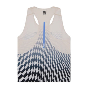 Bandit Men's Drift Mosaic Racing Singlet Black / Chalk - Achilles Heel