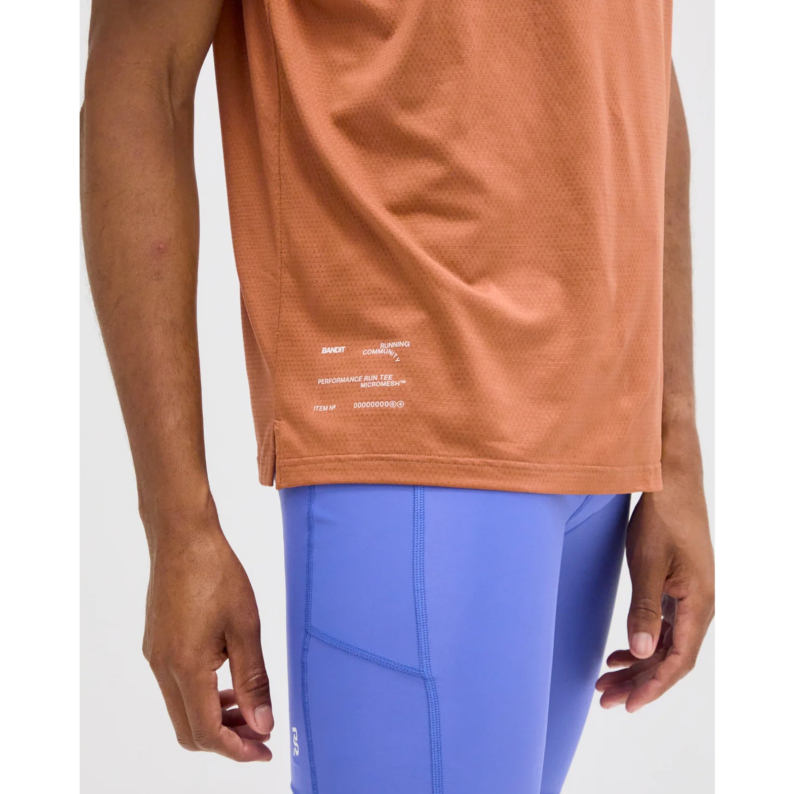 Men's MicroMesh Run Tee Rust - Achilles Heel