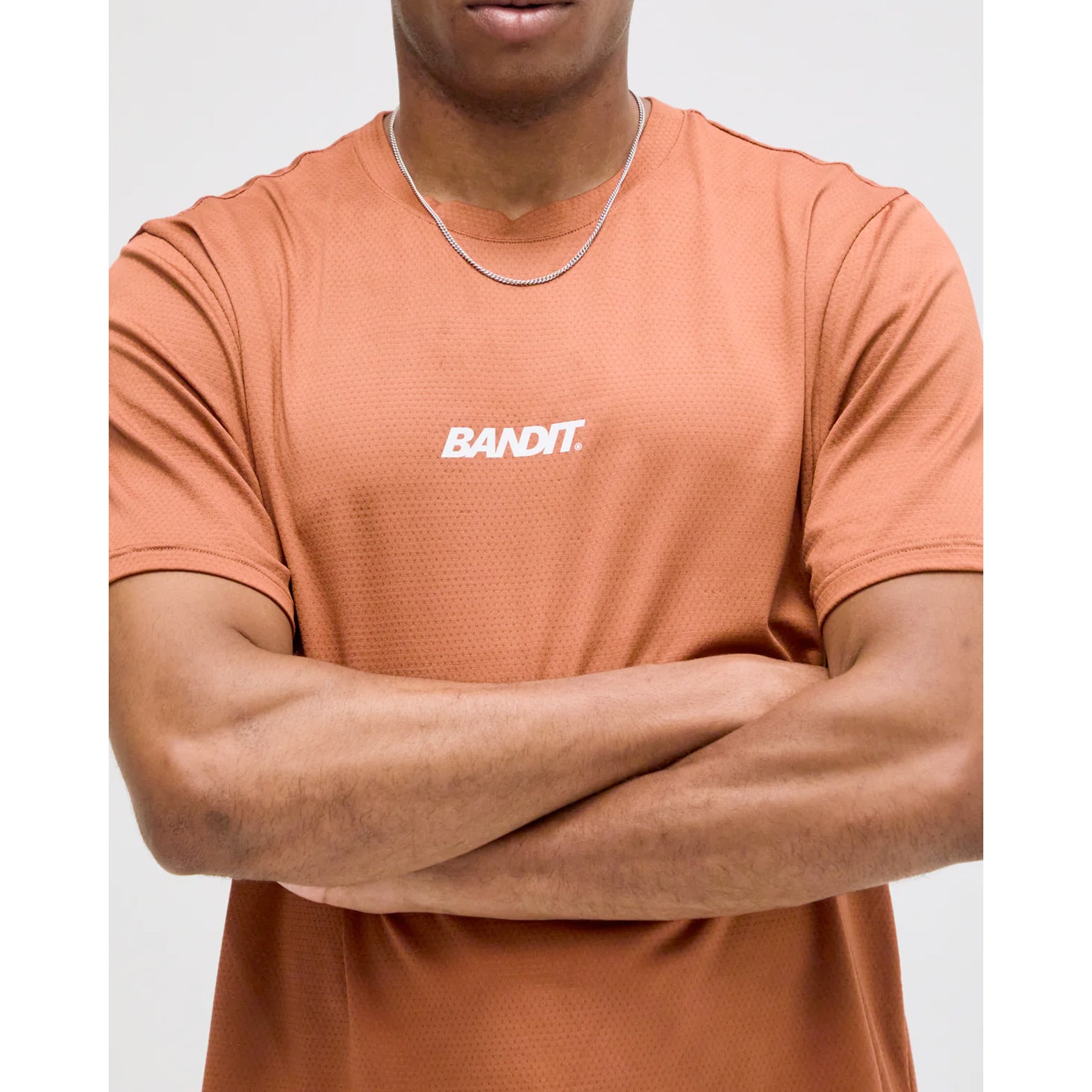 Men's MicroMesh Run Tee Rust - Achilles Heel