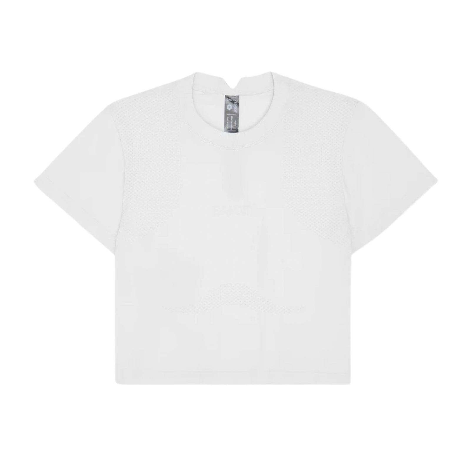 Women's Mercury Seamless Crop Tee White - Achilles Heel