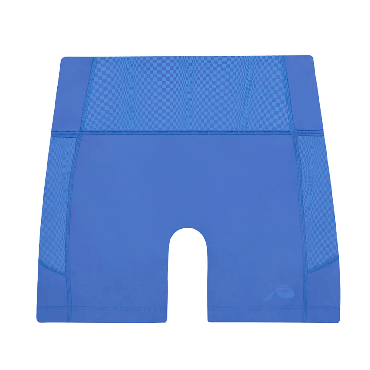 Women's Stamina 5 Inch High Waisted Compression Shorts Deep Peri Blue - Achilles Heel