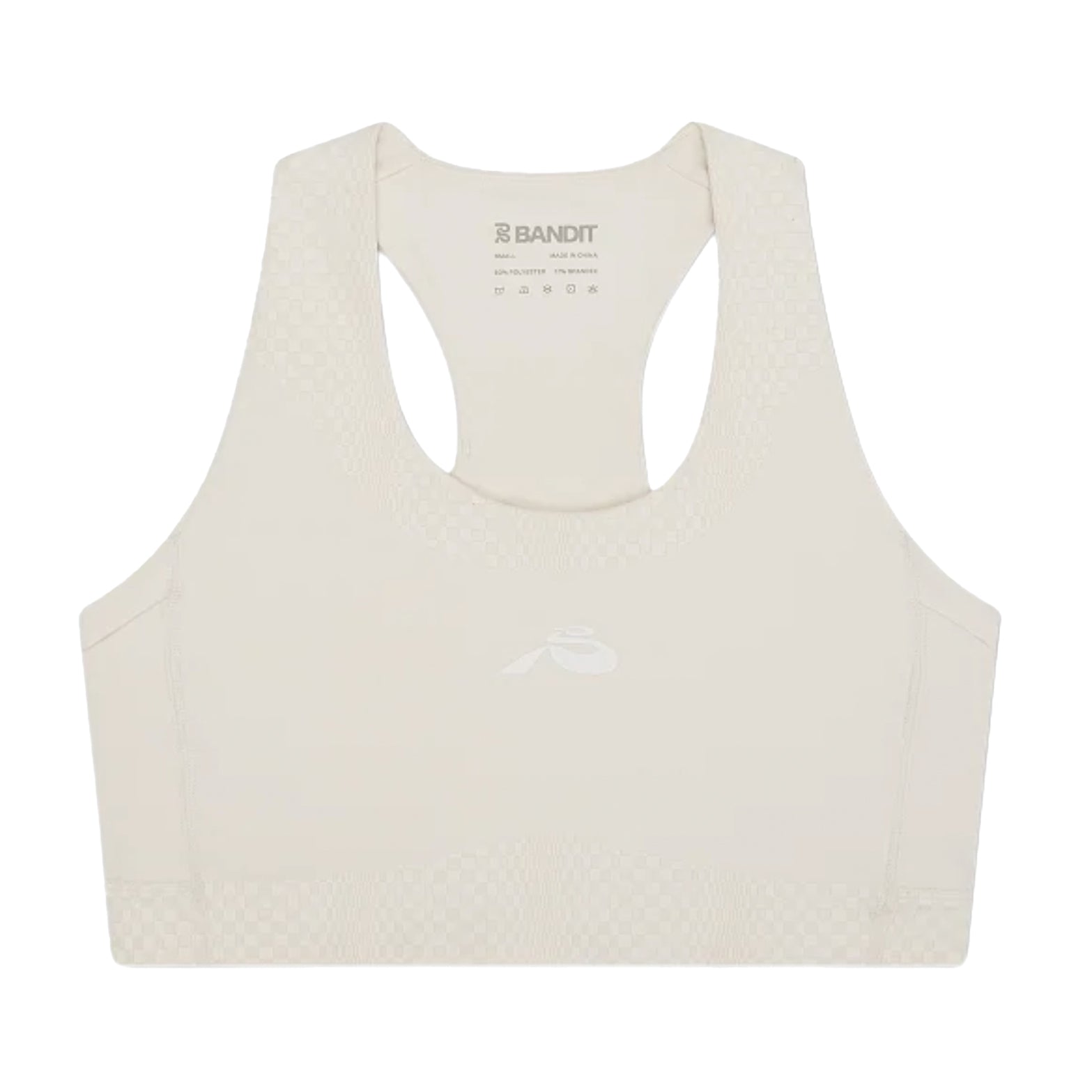 Women's Stamina Scoop Neck Run Bra Chalk - Achilles Heel