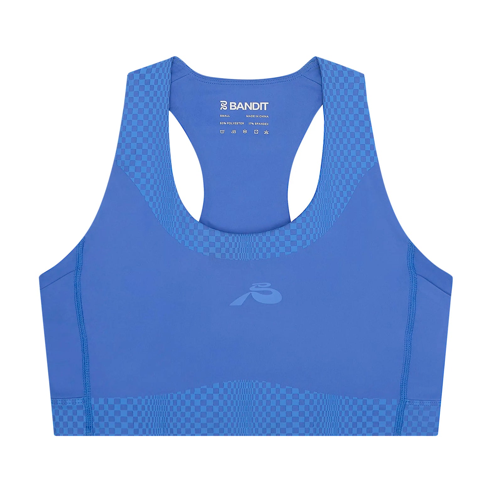 Women's Stamina Scoop Neck Run Bra Deep Peri Blue - Achilles Heel