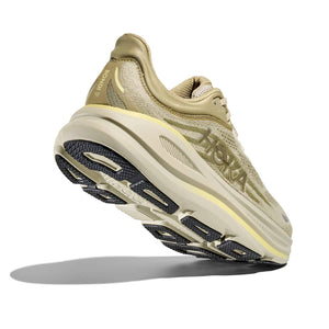 Hoka Men's Bondi 9 Running Shoes Grassland / Oyster Mushroom - achilles heel