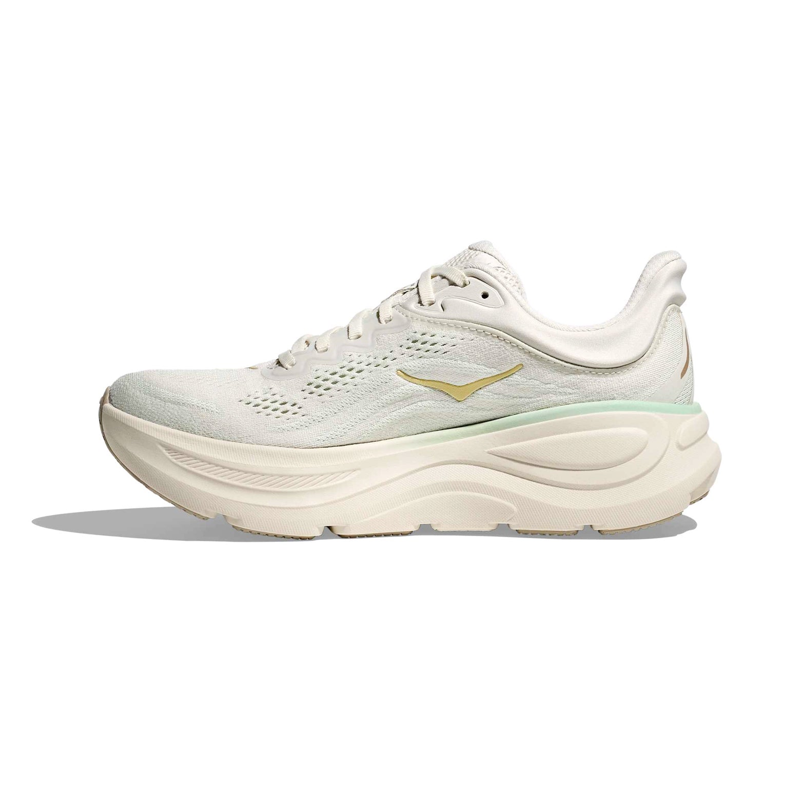 Women's Bondi 9 Running Shoes Truffle Salt / Sea Glass - Achilles Heel
