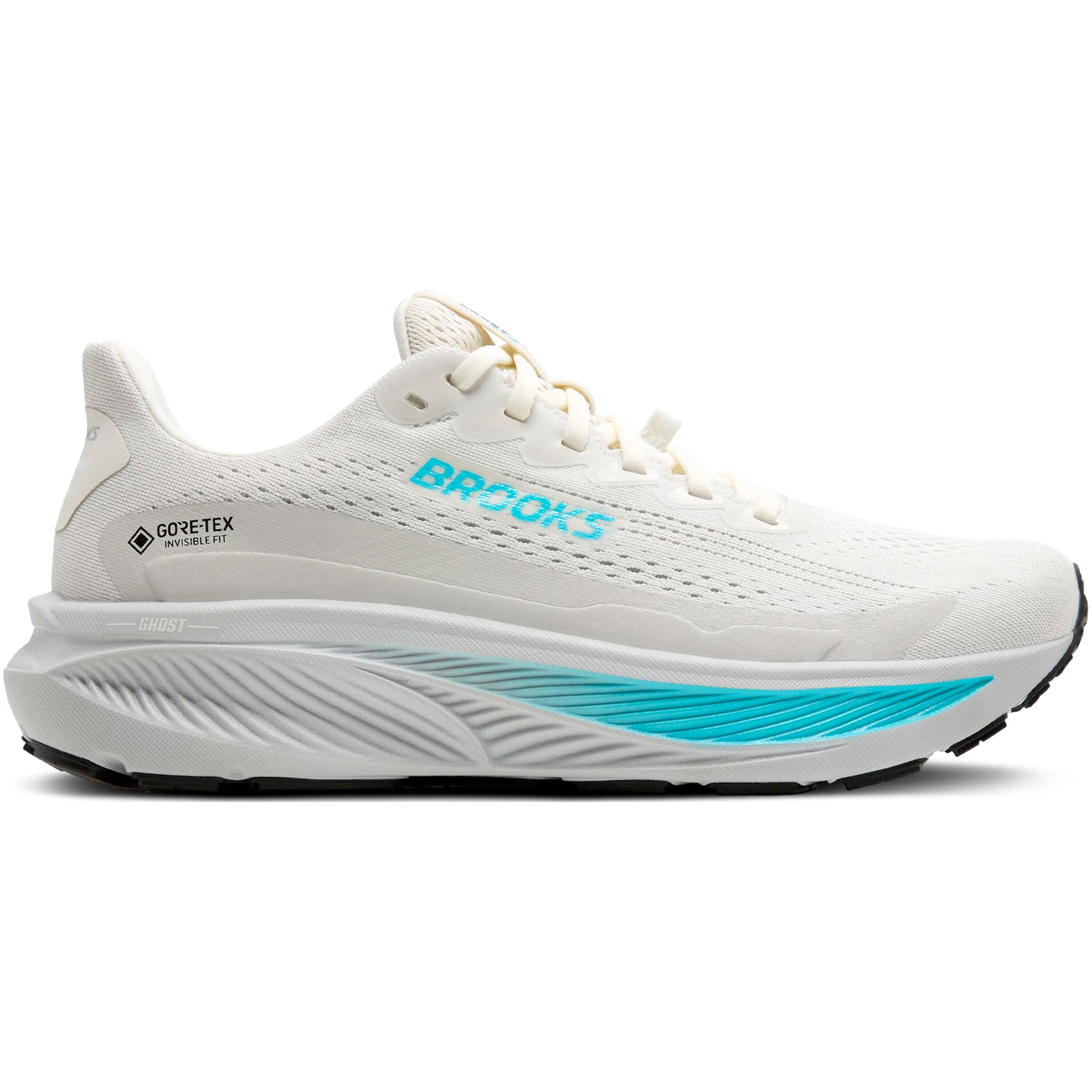 Women's Ghost 17 GORE-TEX Running Shoes Coconut / Oyster / Blue