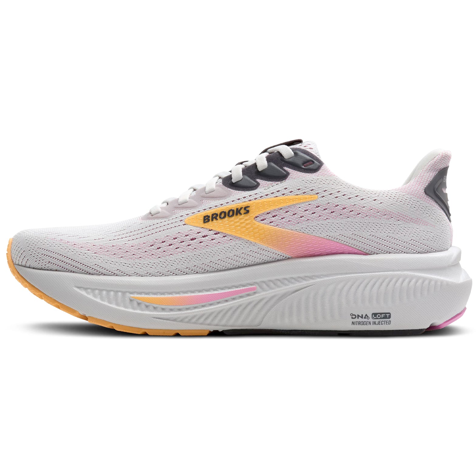 Women's Ghost 17 Running Shoes Oyster / Apricot / Pink - Achilles Heel