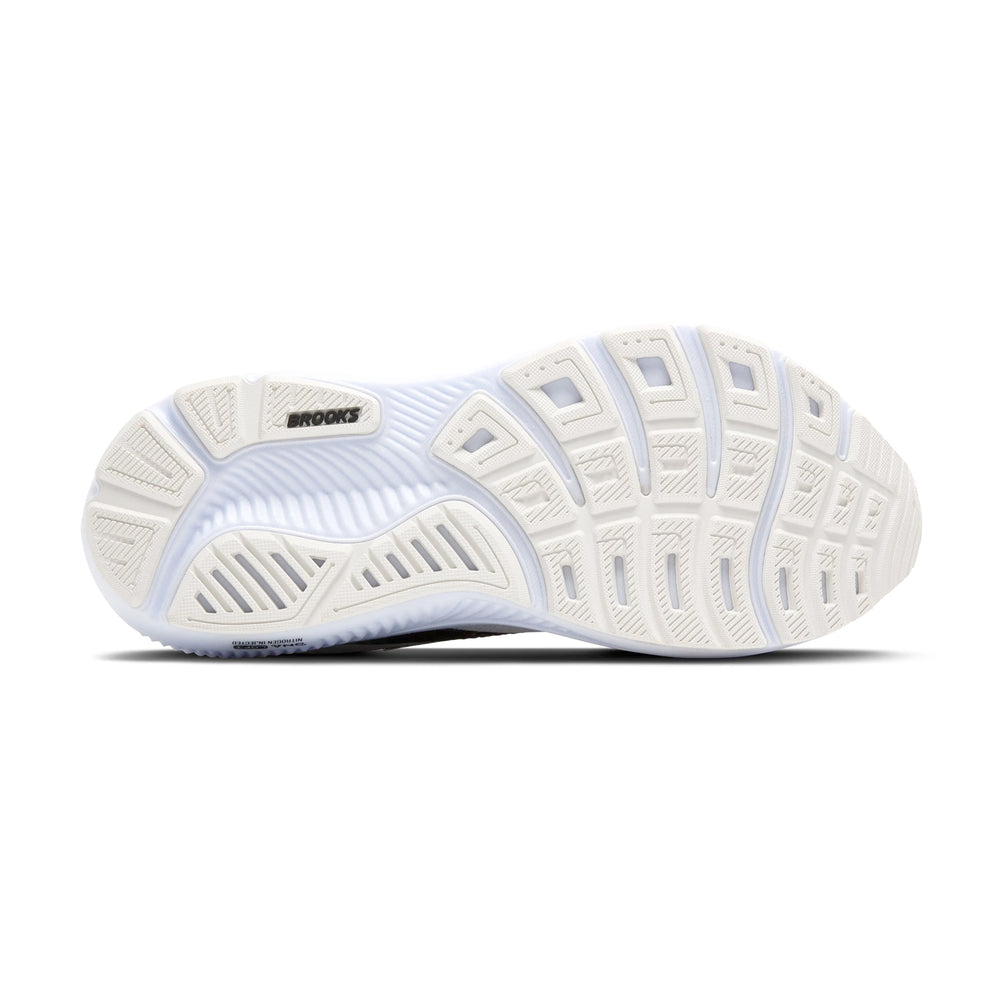 Brooks Women's Ghost 17 Running Shoes White / Black / Rose Gold - achilles heel