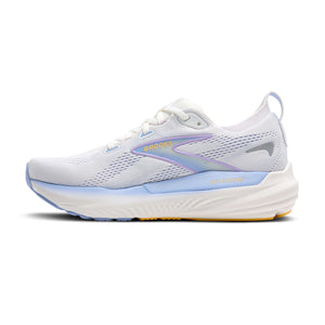 Brooks Women's Glycerin GTS 22 Running Shoes White / Blue Heron / Apricot - achilles heel