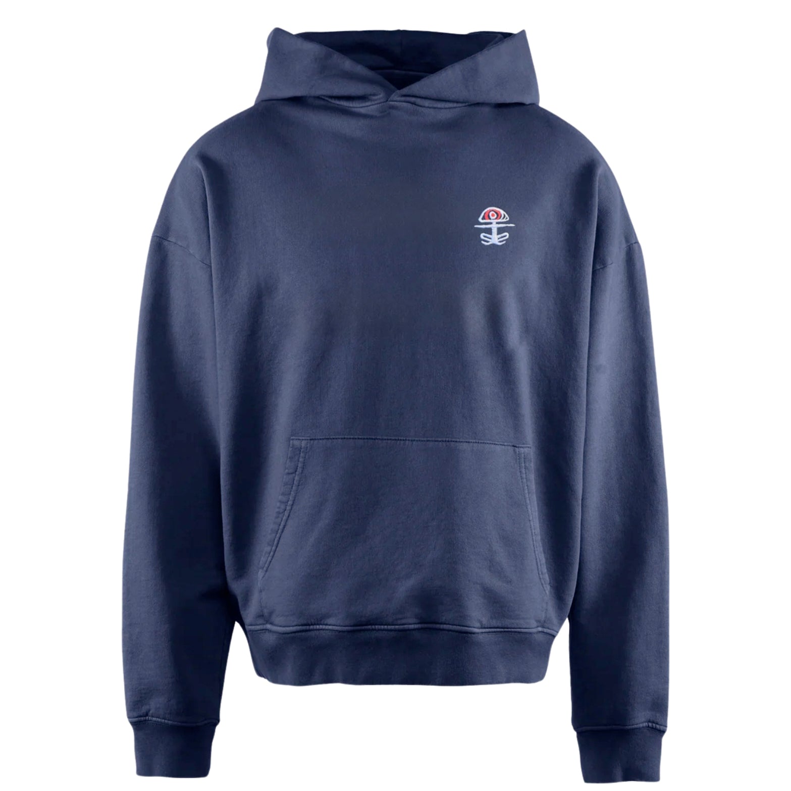 California Cotton Hoodie Chakra Navy