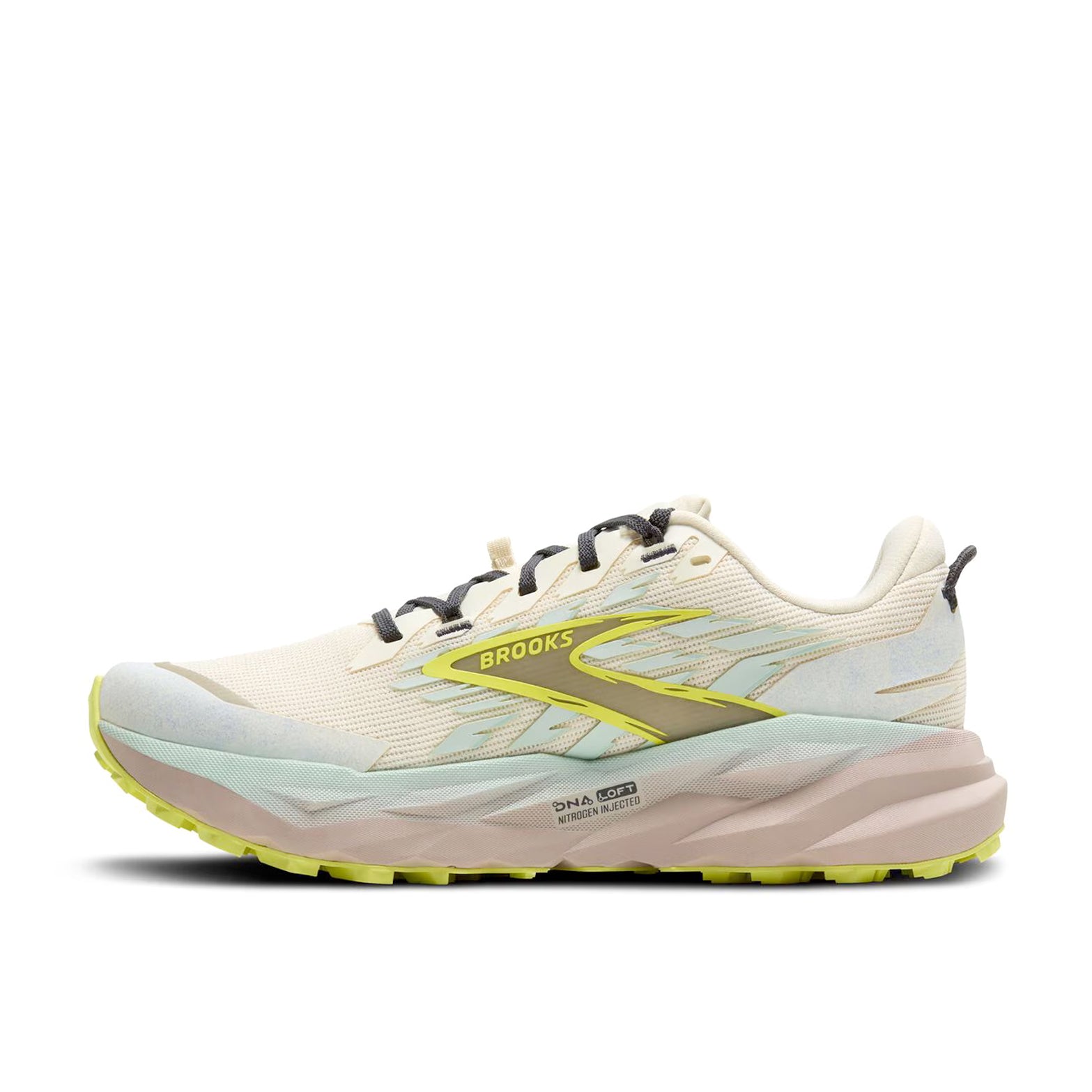 Women's Cascadia 19 Trail Running Shoes Coconut / Misty Blue / Ebony - Achilles Heel