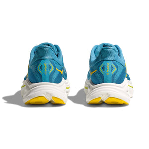 Hoka Men's Clifton 10 Wide Fit Running Shoes Alpine Blue / Foggy Night - achilles heel