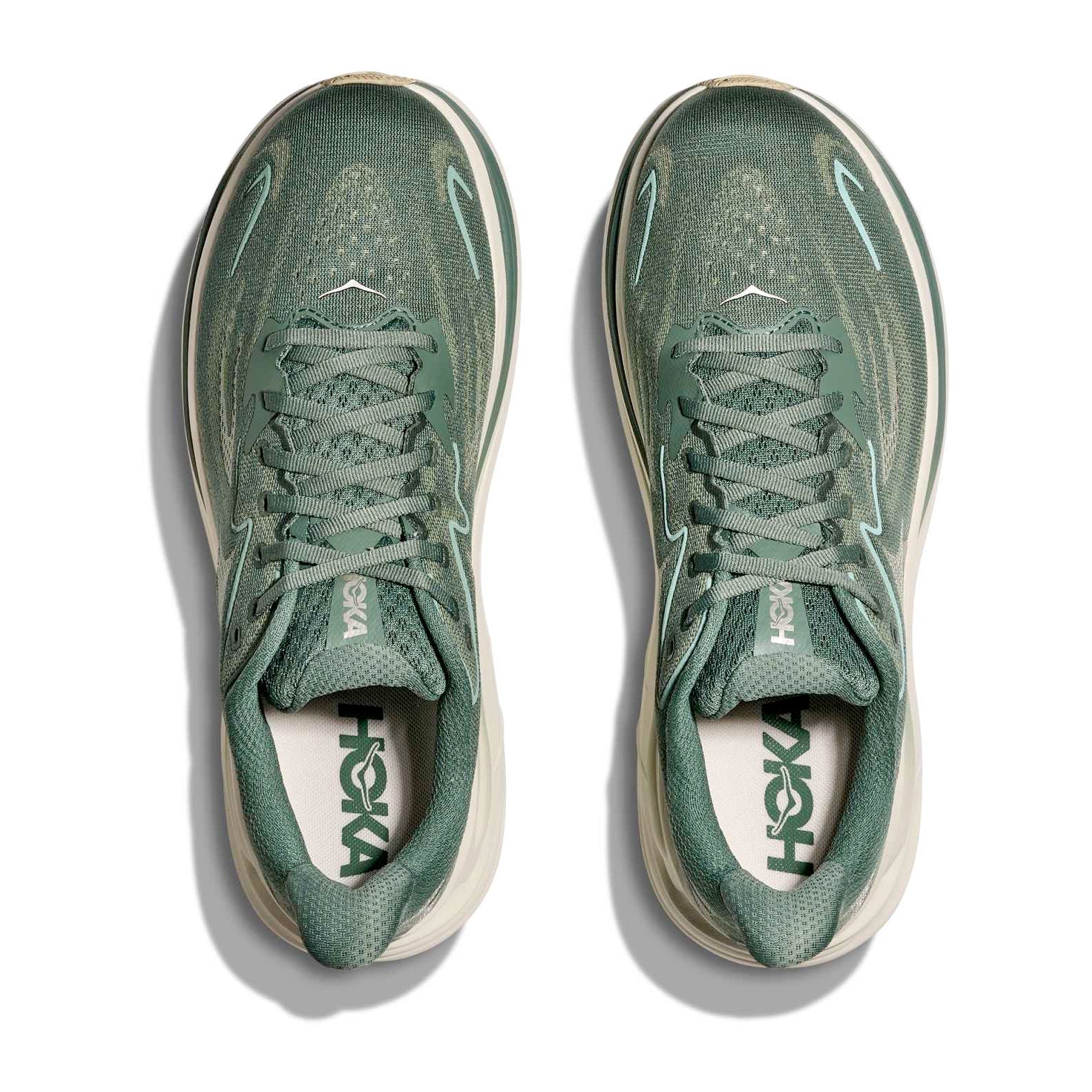 Men's Clifton 10 Running Shoes Fern / Truffle Salt - Achilles Heel