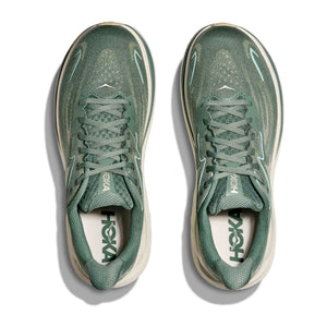 Hoka Men's Clifton 10 Running Shoes Fern / Truffle Salt - achilles heel