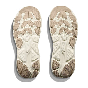 Hoka Men's Clifton 10 Running Shoes Raw Linen / Stone - achilles heel