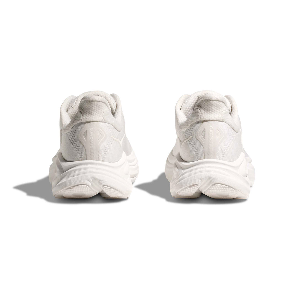 Hoka Women's Clifton 10 Running Shoes White / White - achilles heel