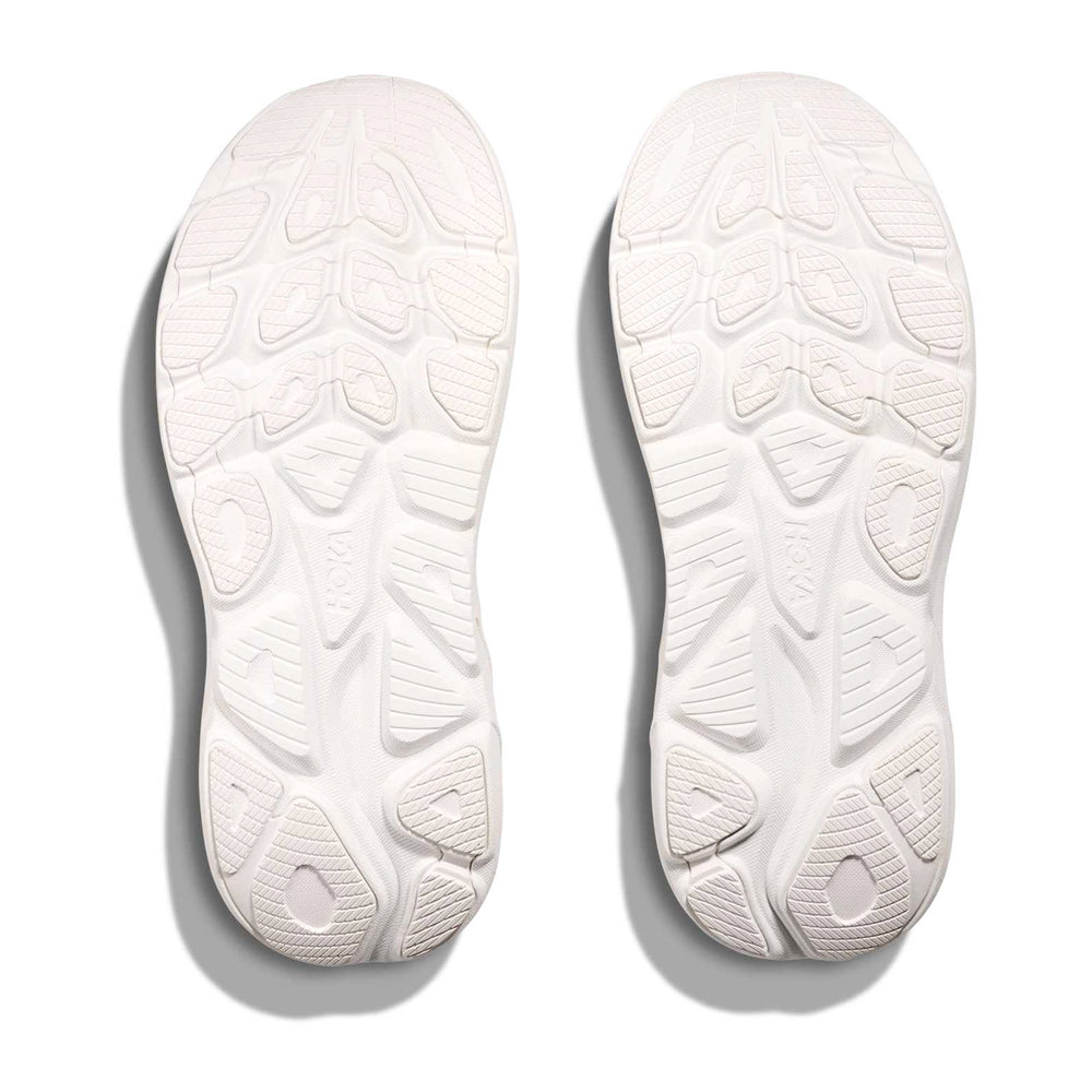 Hoka Women's Clifton 10 Running Shoes White / White - achilles heel
