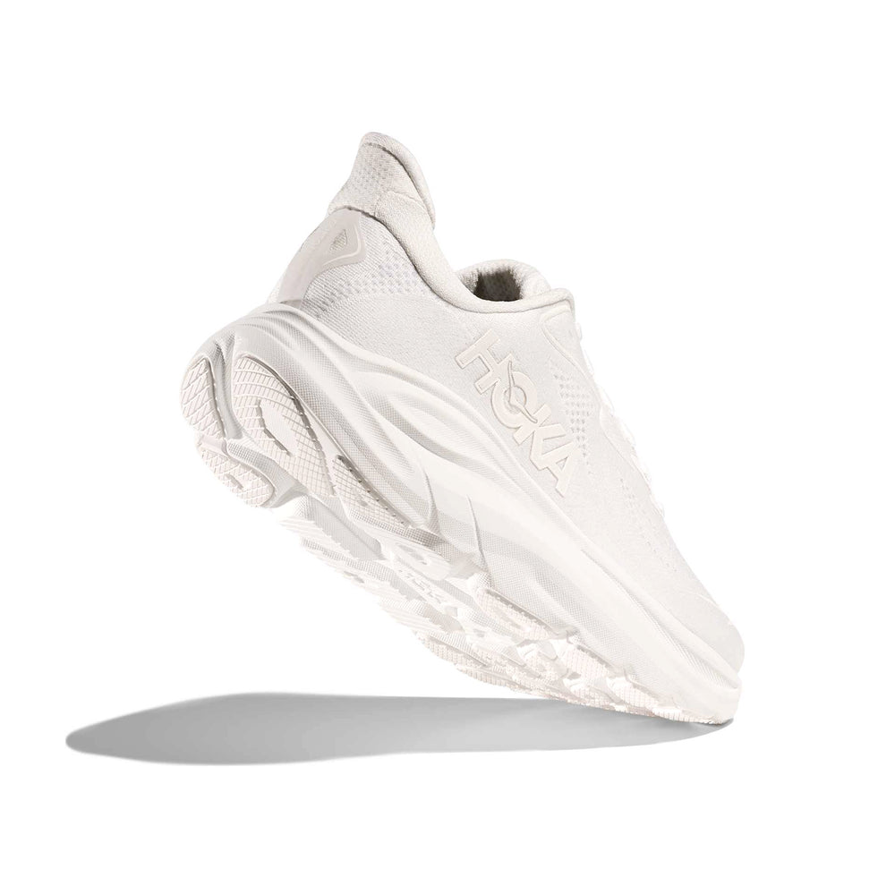Hoka Women's Clifton 10 Running Shoes White / White - achilles heel
