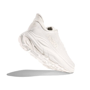 Hoka Women's Clifton 10 Running Shoes White / White - achilles heel