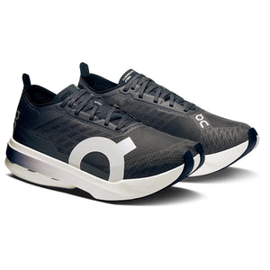 On Women's Cloudboom Strike Black / White - achilles heel