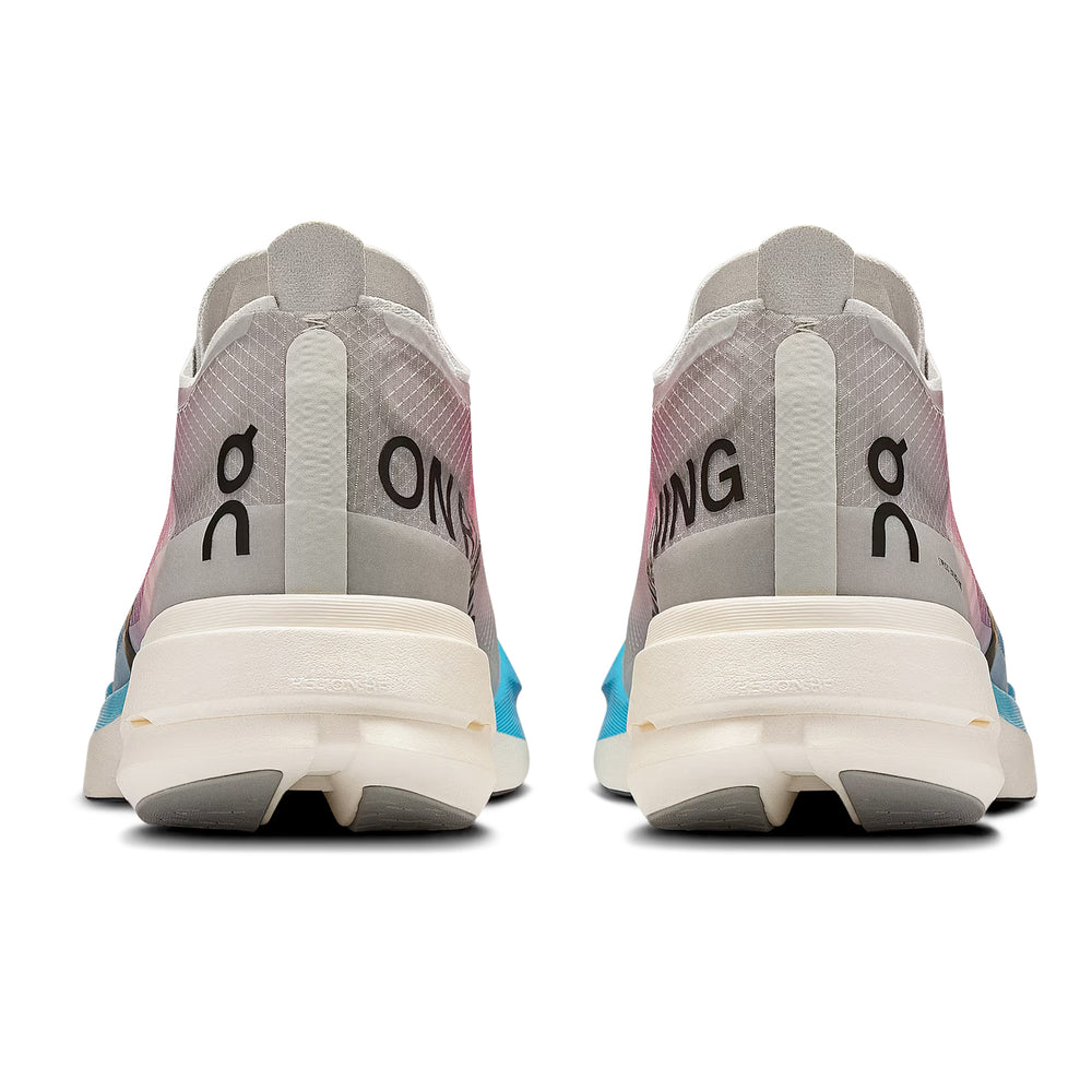 On Women's Cloudboom Strike White / Horizon - achilles heel