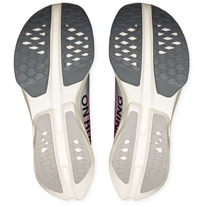 On Women's Cloudboom Strike White / Horizon - achilles heel