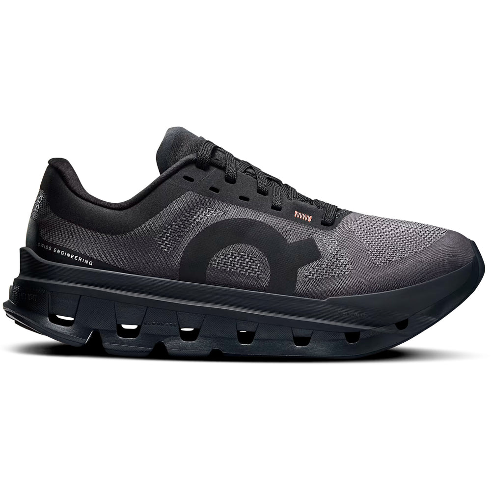 On Women's Cloudflow 5 Running Shoes Black / Black - Achilles Heel