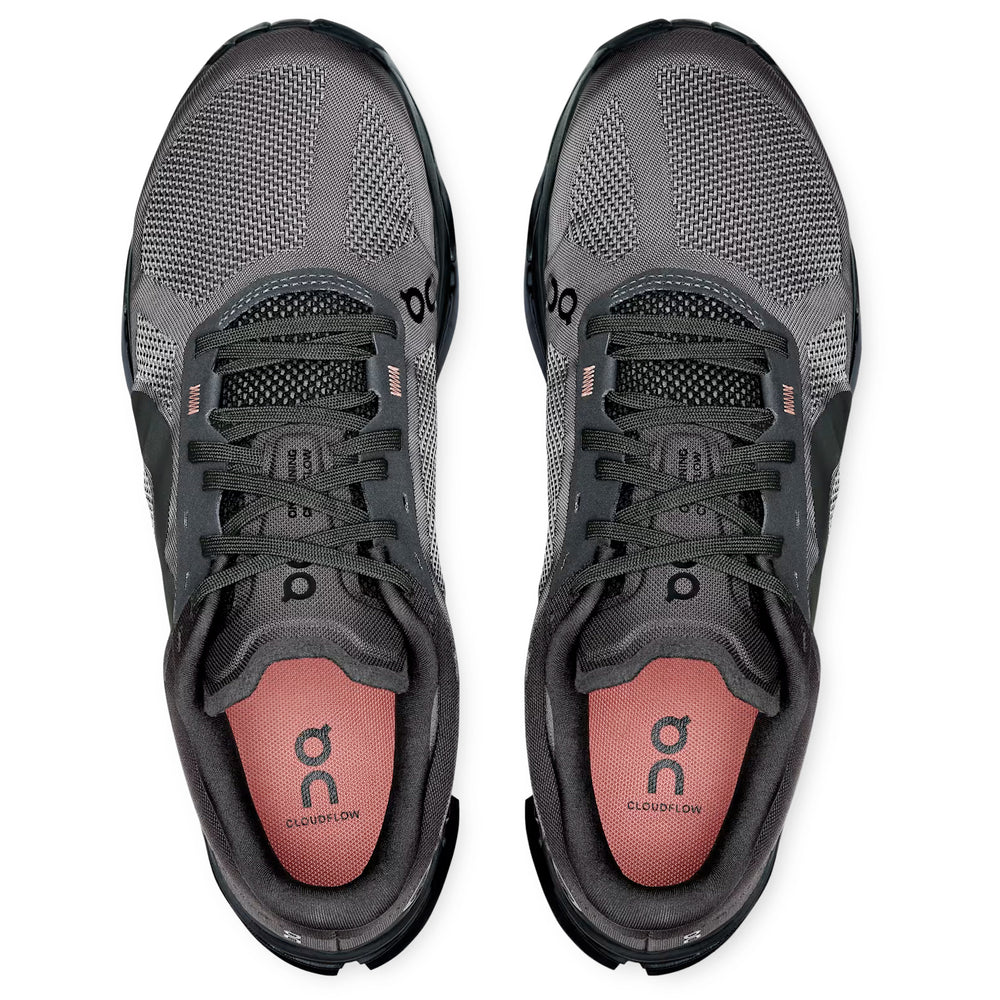 On Men's Cloudflow 5 Running Shoes Black / Black - Achilles Heel