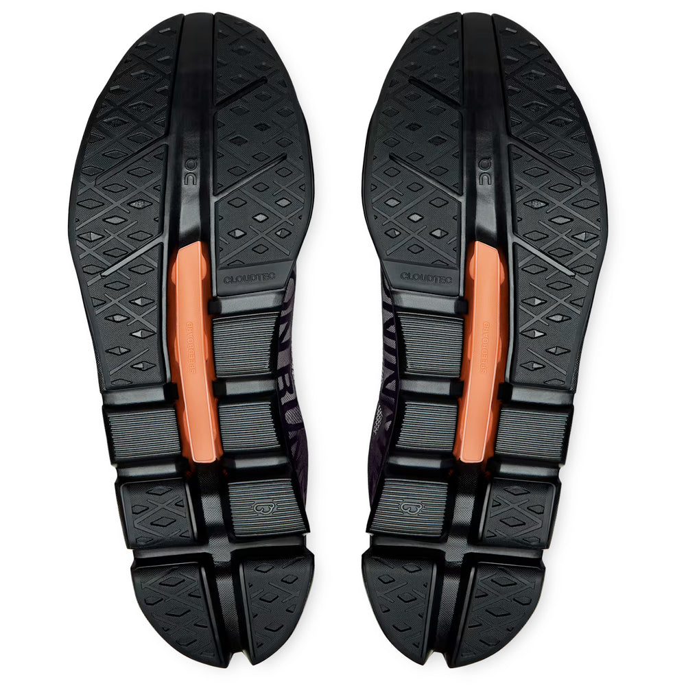 On Men's Cloudflow 5 Running Shoes Black / Black - Achilles Heel