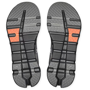On Men's Cloudrunner 2 Running Shoes Rock / Tangerine - achilles heel