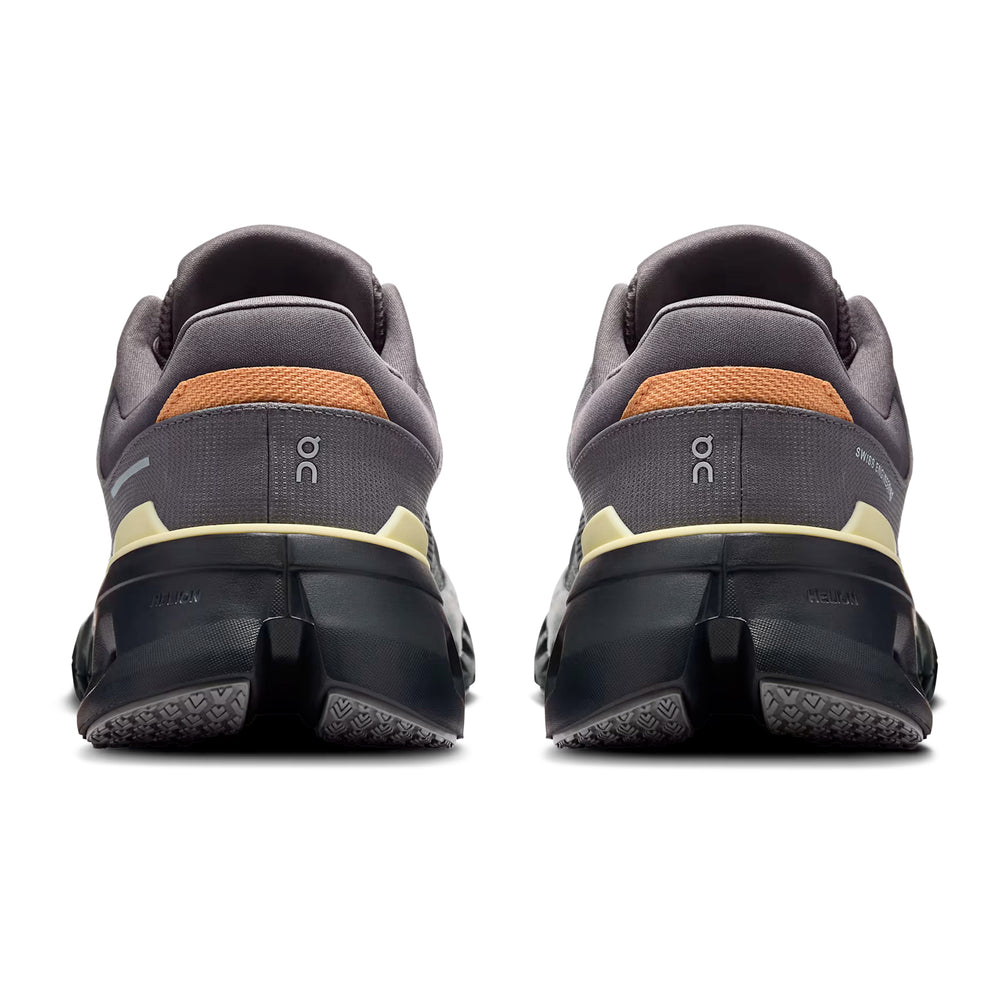 On Men's Cloudrunner 2 Running Shoes Rock / Tangerine - achilles heel