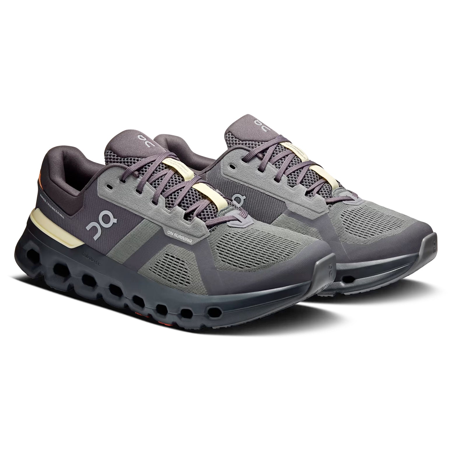 Men's Cloudrunner 2 Running Shoes Rock / Tangerine - Achilles Heel
