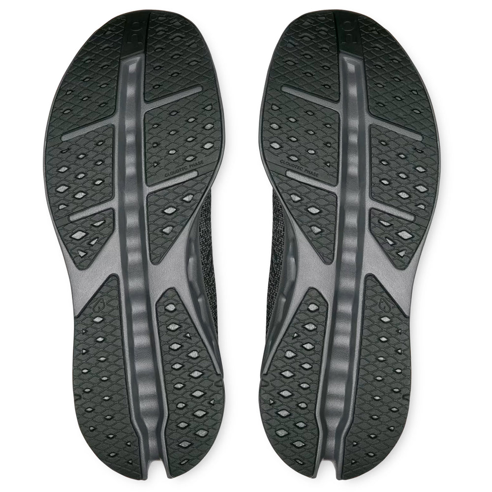 Men's Cloudsurfer Max Running Shoes Black / Eclipse - achilles heel