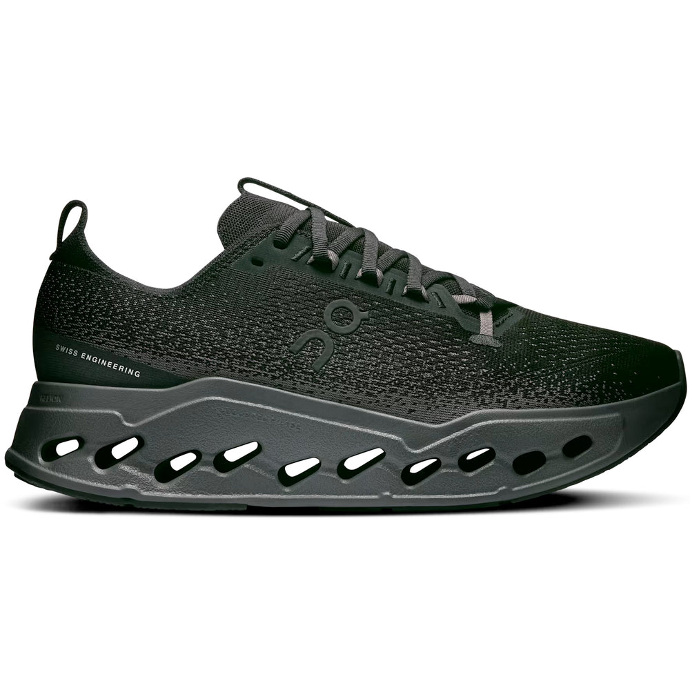 Men's Cloudsurfer Max Running Shoes Black / Eclipse - achilles heel