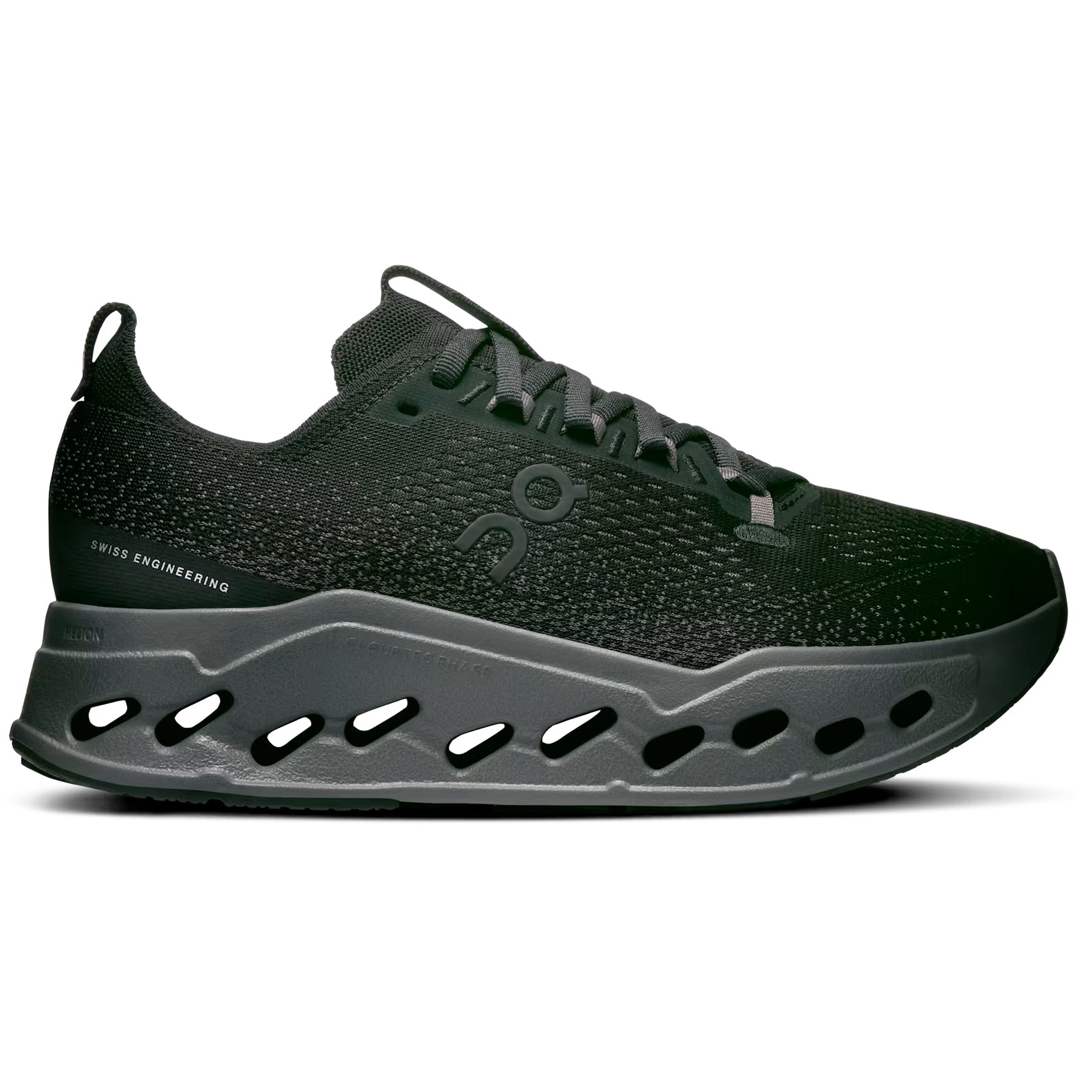 Women's Cloudsurfer Max Running Shoes Black / Eclipse - Achilles Heel