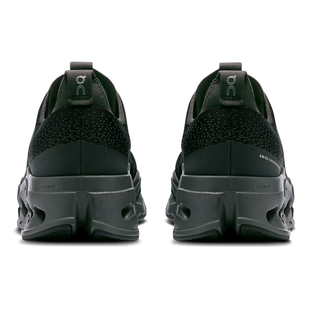 Women's Cloudsurfer Max Running Shoes Black / Eclipse - achilles heel