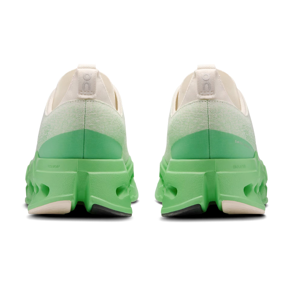 Men's Cloudsurfer Max Running Shoes Ivory / Honeydew - achilles heel