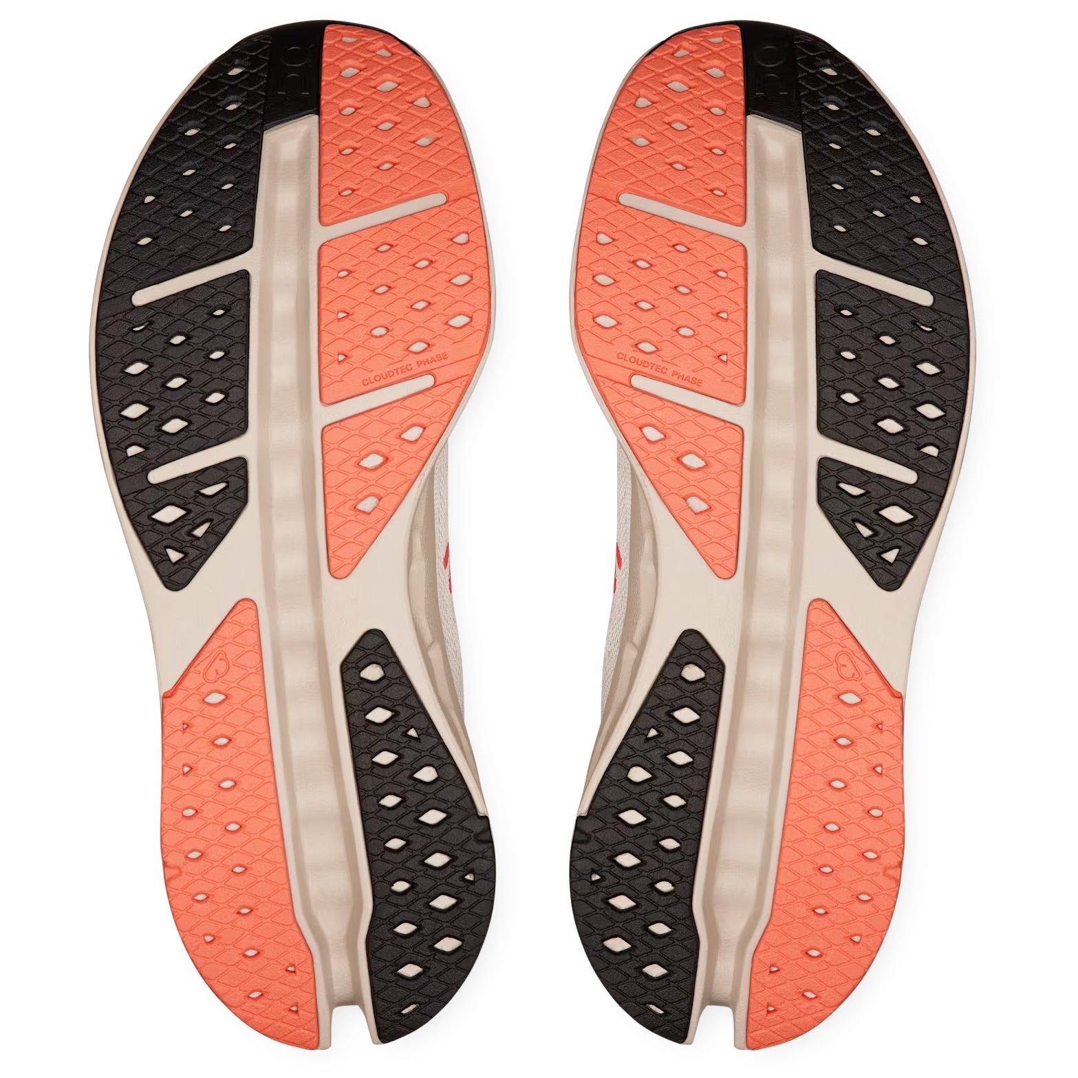 Men's Cloudsurfer Max Running Shoes Ivory / Salmon - Achilles Heel