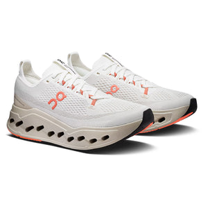 Women's Cloudsurfer Max Running Shoes Ivory / Salmon - Achilles Heel