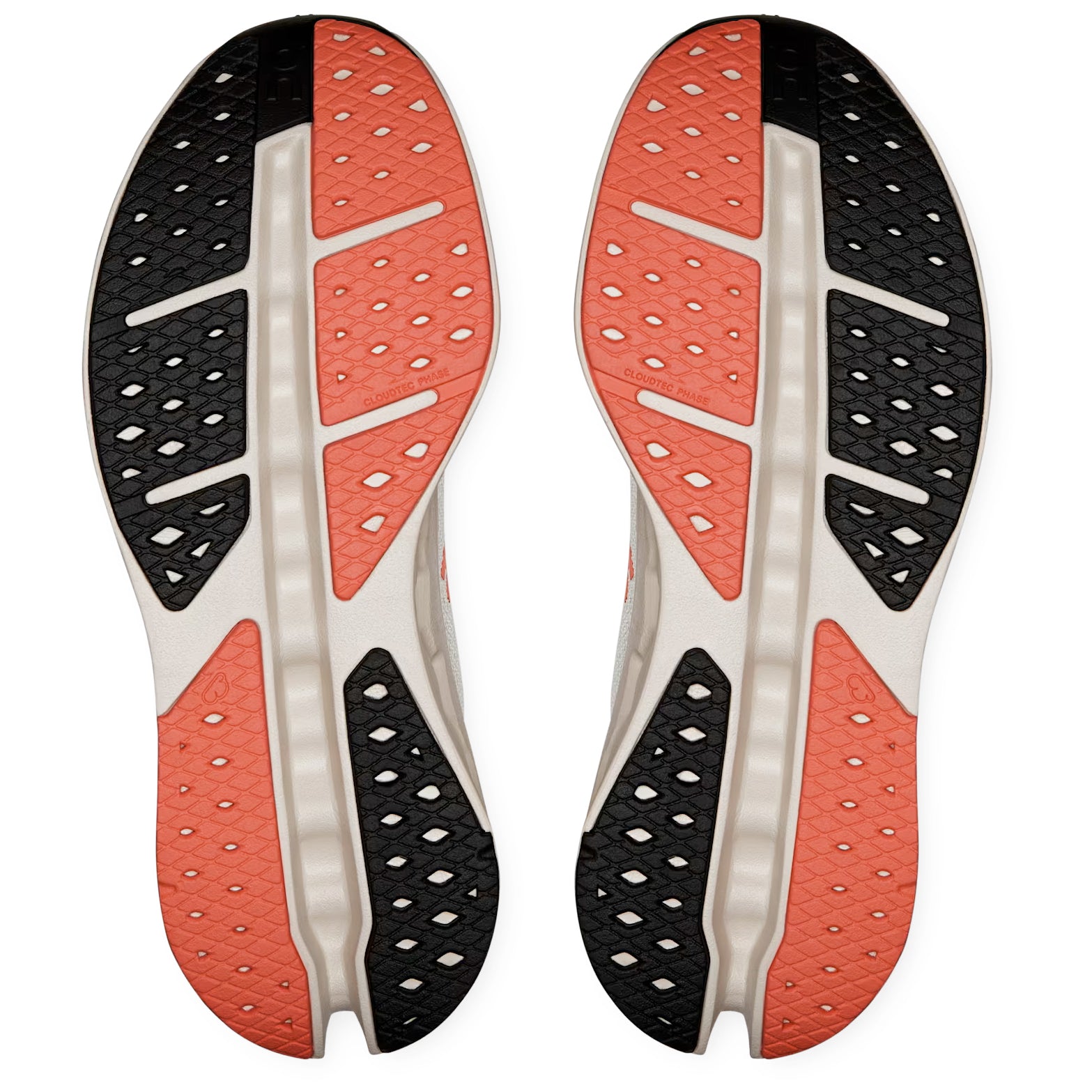 Women's Cloudsurfer Max Running Shoes Ivory / Salmon - Achilles Heel