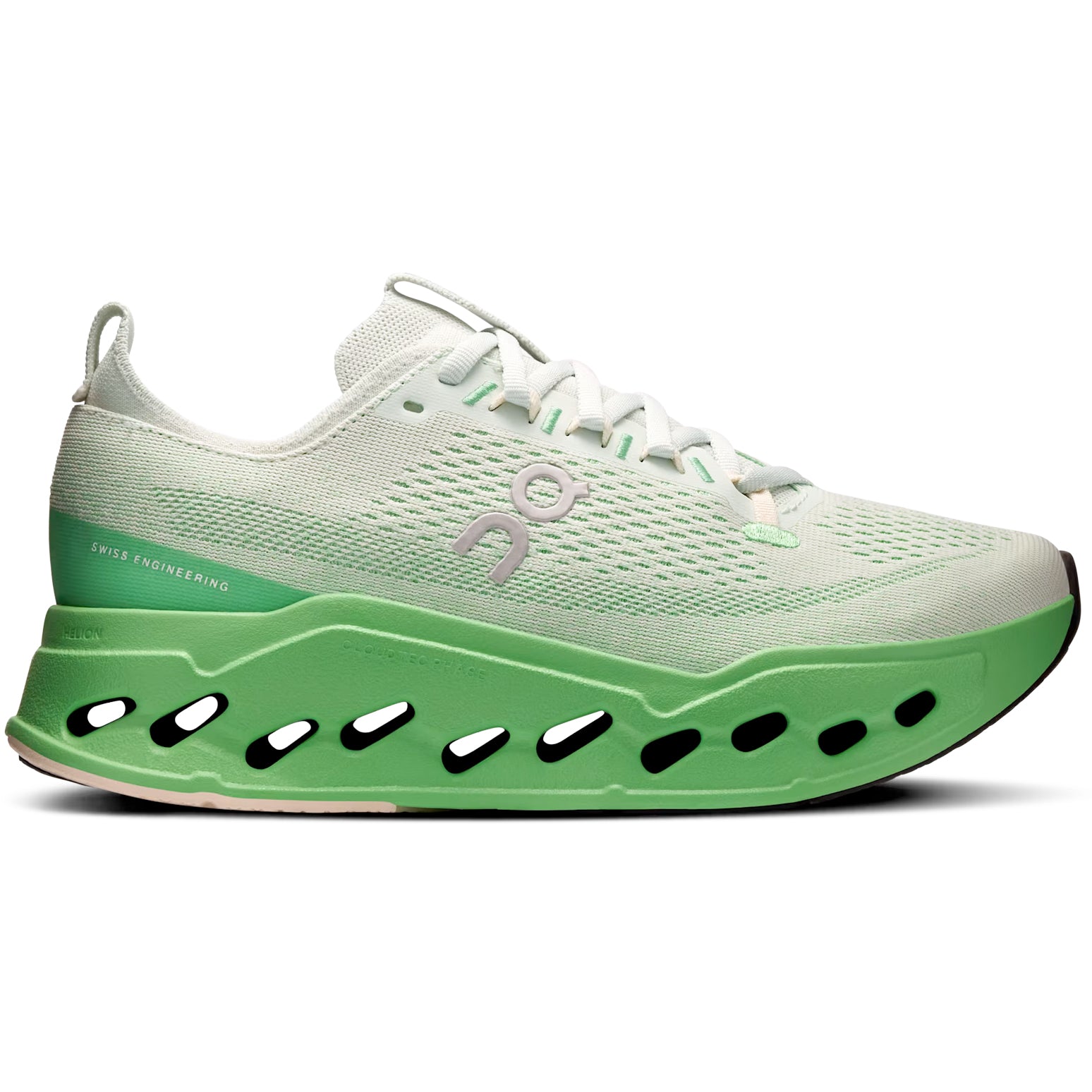 Women's Cloudsurfer Max Running Shoes Mineral / Honeydew - Achilles Heel