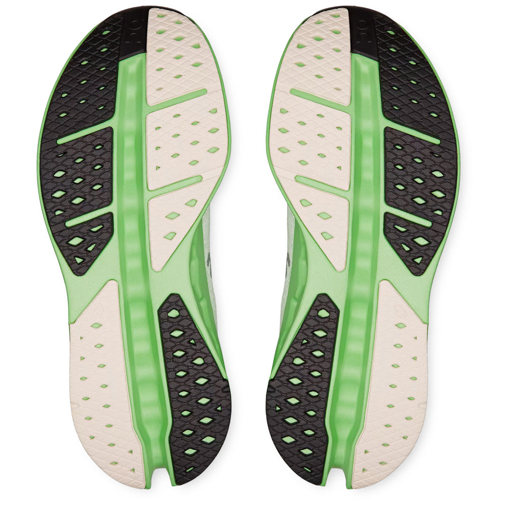 Women's Cloudsurfer Max Running Shoes Mineral / Honeydew - achilles heel