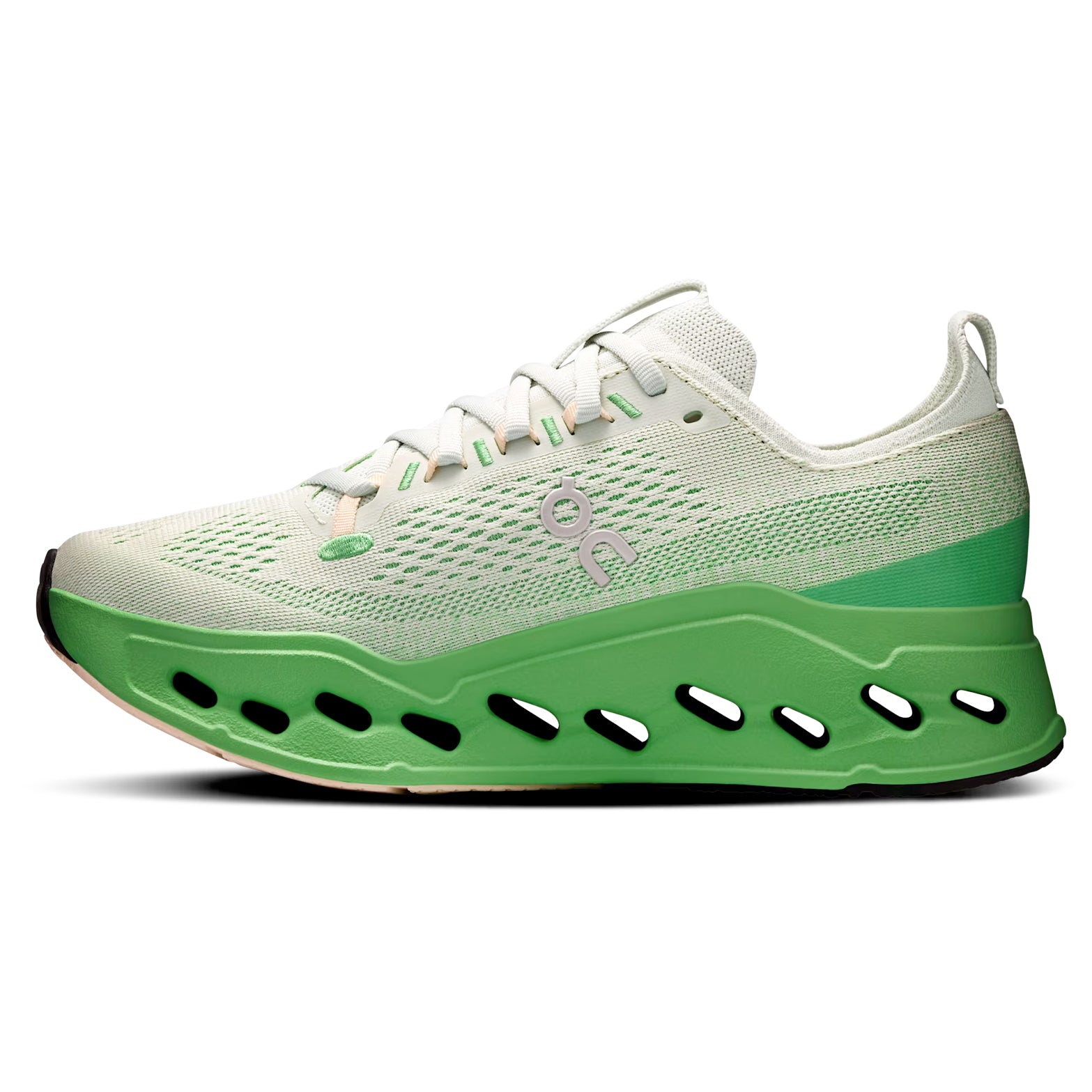Women's Cloudsurfer Max Running Shoes Mineral / Honeydew - Achilles Heel