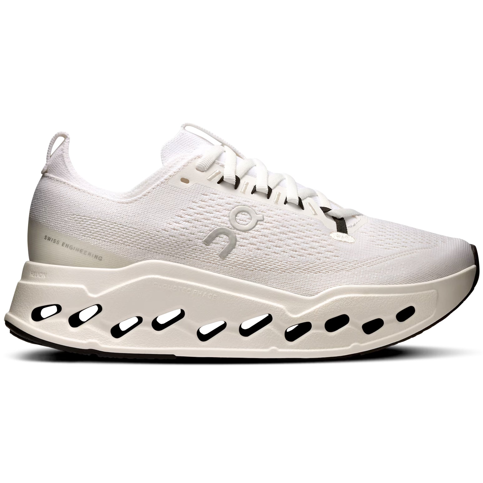 Women's Cloudsurfer Max Running Shoes White / White - Achilles Heel
