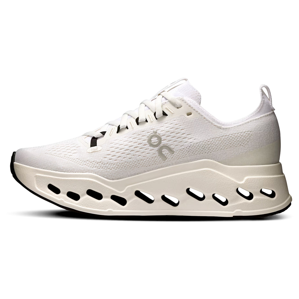 Women's Cloudsurfer Max Running Shoes White / White - Achilles Heel