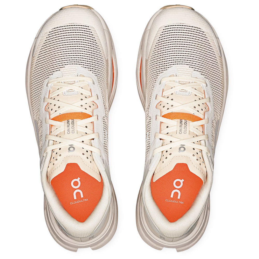 On Women's Cloudultra 3 Trail Running Shoes Ivory / Pearl - achilles heel