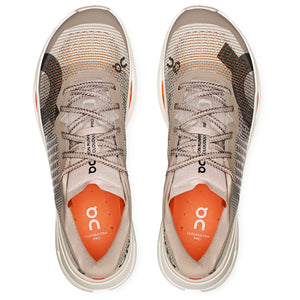 On Men's Cloudultra Pro Trail Running Shoes Cinder / Pearl - achilles heel